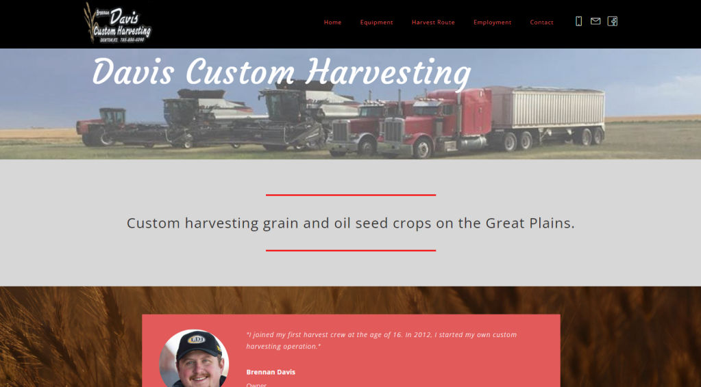 Davis Custom Harvesting